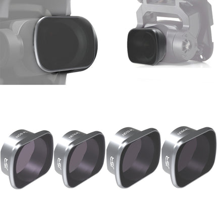 JSR KS 4 in 1 ND8PL+ND16PL+ND32PL+ND64PL Lens Filter for DJI FPV, Aluminum Alloy Frame-garmade.com