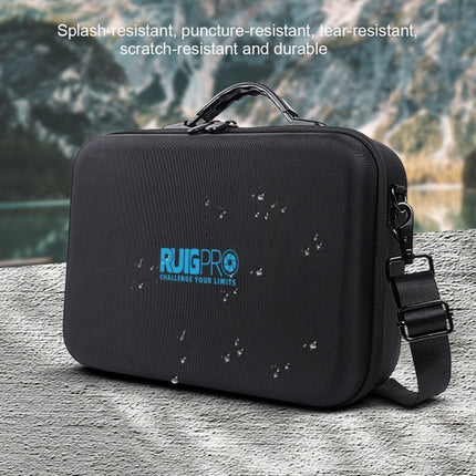 RUIGPRO For DJI Mavic Air 2 Portable EVA Shoulder Storage Bag Protective Case Box (Black)-garmade.com