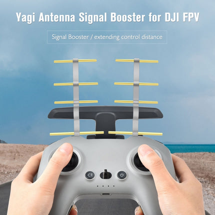 STARTRC Extended Distance Yagi Antenna Signal Enhancer for DJI FPV(Grey)-garmade.com