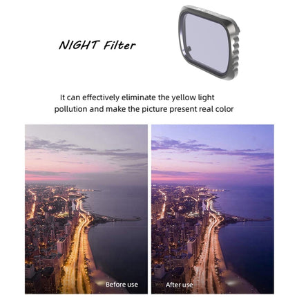 JSR KS NIGHT Light Pollution Reduction Lens Filter for DJI Air 2S, Aluminum Frame-garmade.com