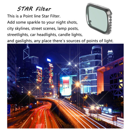JSR KS STAR Effect Lens Filter for DJI Air 2S, Aluminum Frame-garmade.com