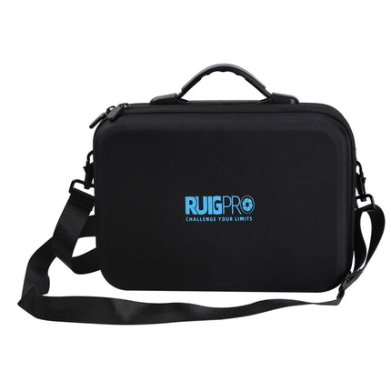 RUIGPRO for DJI Mavic Air 2 Portable PU Shoulder Storage Bag Protective Box (Black)-garmade.com