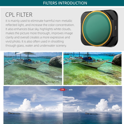 Sunnylife A2S-FI9344 CPL Lens Filter for DJI Air 2S-garmade.com