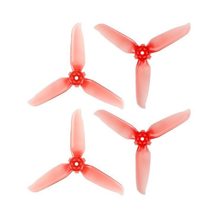 RCSTQ 2 Pairs Clear Color Quick-release Propellers for DJI FPV(Red)-garmade.com