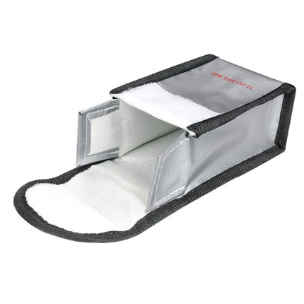 RCSTQ for DJI FPV Combo Battery Li-Po Safe Explosion-proof Storage Bag(Silver)-garmade.com