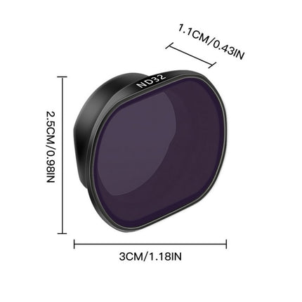 RCSTQ 4 in 1 ND4+ND8+ND16+ND32 Drone Lens Filter for DJI FPV-garmade.com