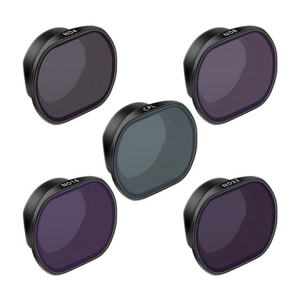 RCSTQ 5 in 1 ND4+ND8+ND16+ND32+CPL Drone Lens Filter for DJI FPV-garmade.com