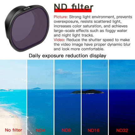 RCSTQ 6 in 1 ND4+ND8+ND16+ND32+UV+CPL Drone Lens Filter for DJI FPV-garmade.com