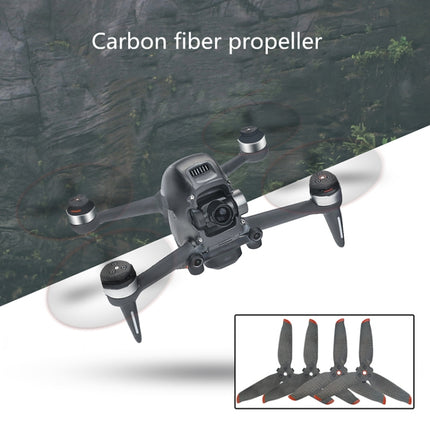 RCSTQ 2 Pairs Carbon Fiber Quick-release Propellers for DJI FPV-garmade.com