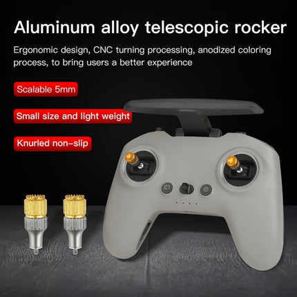RCSTQ Two-color Retractable Thumb Rocker Joystick for DJI FPV Combo Drone Remote Control-garmade.com