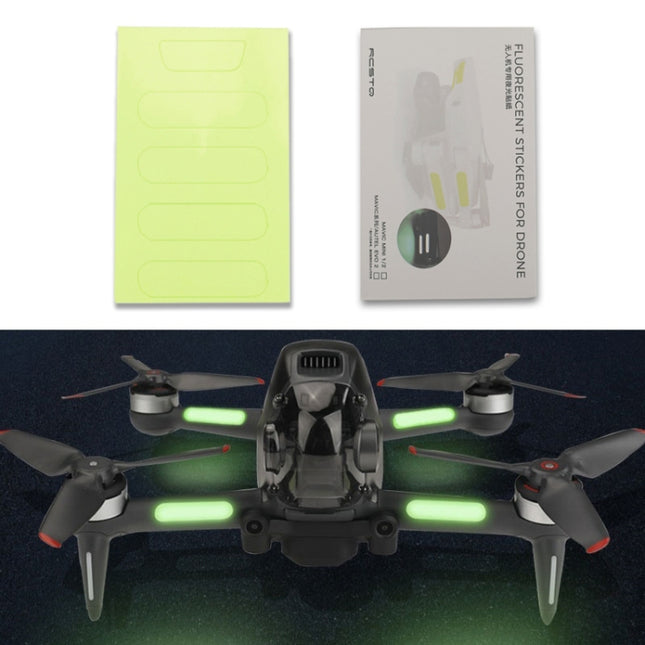 RCSTQ 2 PCS Luminous Sticker Night Flight Sticker for DJI FPV Drone-garmade.com