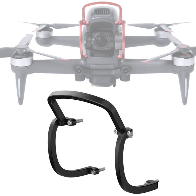 Sunnylife FV-Q9353 Gimbal Bumper Anti-collision Aluminum Alloy Guard Protector Bumper for DJI FPV (Black)-garmade.com