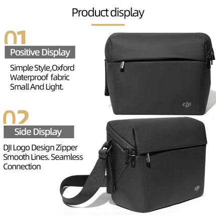 DJI Original Crossbody Single Shoulder Bag Storage Bag Outdoor Travel Waterproof Backpack for DJI Mini SE (Black)-garmade.com