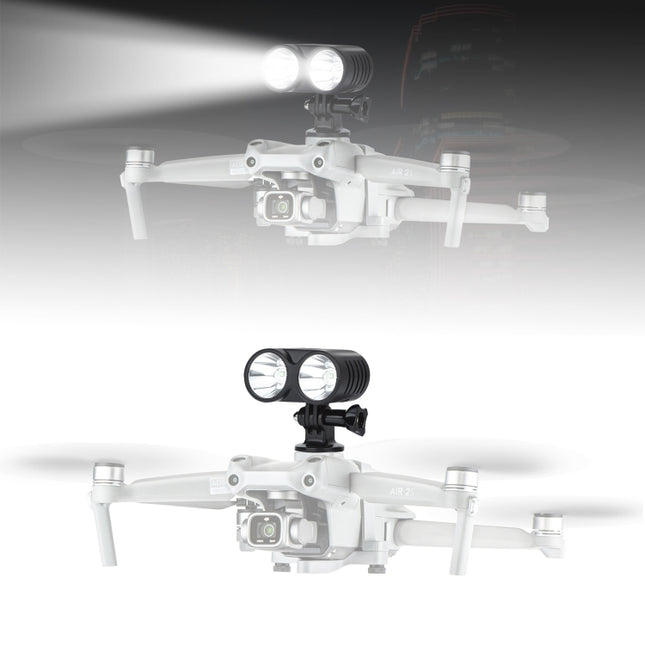 STARTRC Owl Night Flight Lamp Searchlight Light Signal Light for DJI Mavic 2 / Air 2S / Mini 2 / Mini / FPV (Black)-garmade.com