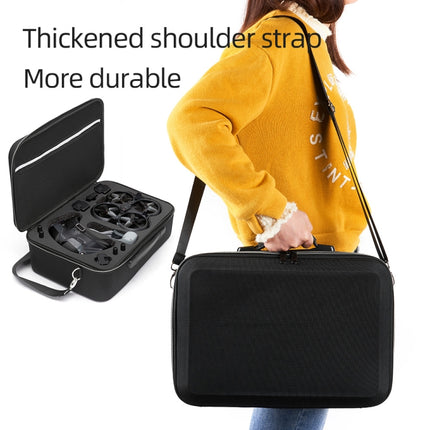 For DJI Avata Shockproof Large Carrying Hard Case Shoulder Storage Bag, Size: 38 x 28 x 15cm(Black)-garmade.com