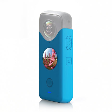 STARTRC Full Body Dust-proof Silicone Protective Case for Insta360 ONE X2(Blue)-garmade.com