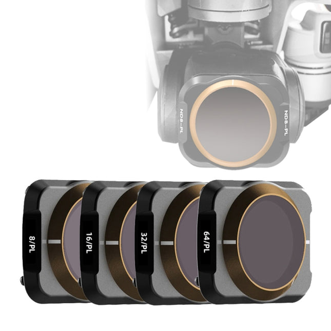 JSR Drone 4 in 1 ND8-PL+ND16-PL+ND32-PL+ND64-PL Lens Filter for DJI MAVIC Air 2-garmade.com