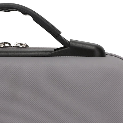 Diamond Texture Shockproof PU Portable Safety Protective Box Storage Bag for DJI Osmo Mobile 4(Grey)-garmade.com