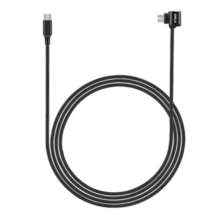 STARTRC For DJI FPV Goggles Type-C / USB-C to Type-C / USB-C Elbow Dual-way Transmission Data Cable, Length: 1.2m(Black)-garmade.com