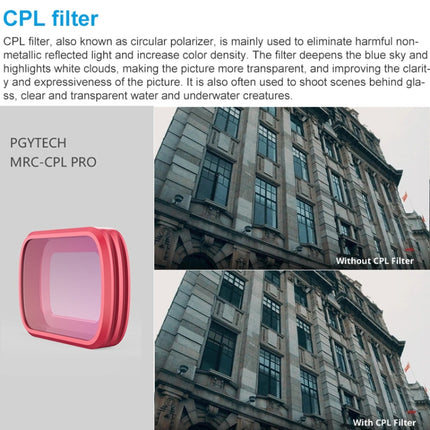 3 PCS PGYTECH P-18C-012 CPL/ND8/ND16 Profession Diving Color Lens Filter for DJI Osmo Pocket-garmade.com