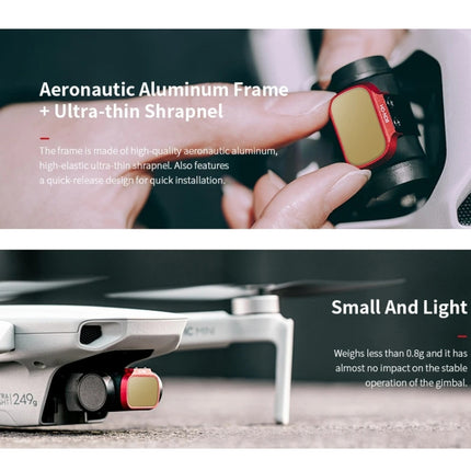 PGYTECH P-12A-017 UV Lens Filter for DJI Mavic Mini Drone Accessories-garmade.com