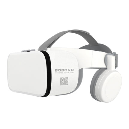 BOBOVR Z6 Virtual Reality 3D Video Glasses Suitable for 4.7-6.3 inch Smartphone with Bluetooth Headset (White)-garmade.com