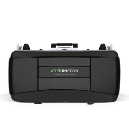 VR SHINECON G06EB Virtual Reality 3D Video Glasses Suitable for 4.7 inch - 6.1 inch Smartphone with HiFi Headset (White)-garmade.com