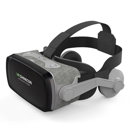 VR SHINECON G07E Virtual Reality 3D Video Glasses Suitable for 4.0 inch - 6.3 inch Smartphone(Grey)-garmade.com