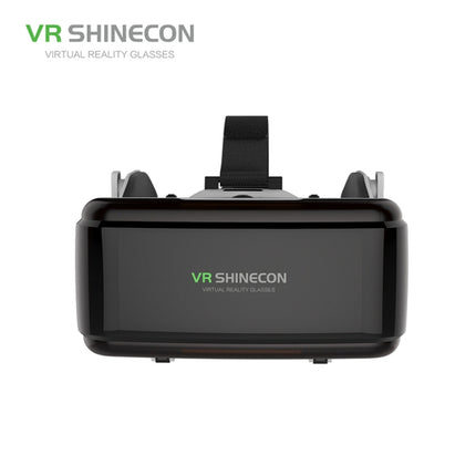 VR SHINECON G06E Virtual Reality 3D Video Glasses Suitable for 4.7 inch - 6.1 inch Smartphone with Headset (White)-garmade.com