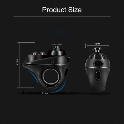 R1 Bluetooth Mini Ring Game Handle Controller Grip Game Pad-garmade.com