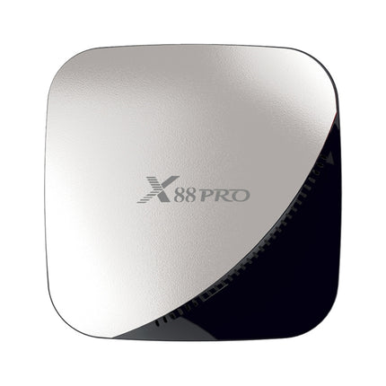 X88 PRO 4K HD Smart TV Box with Remote Controller, Android 9.0 RK3318 Quad-Core 64bit Cortex-A53 , 4GB+64GB, Support Dual Band WiFi & AV & HDMI & RJ45 & TF Card & SPDIF-garmade.com