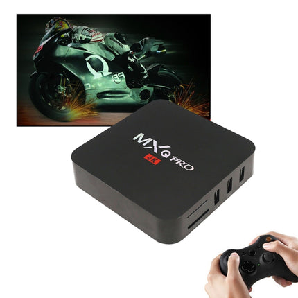 MXQ PROi 1080P 4K HD Smart TV BOX with Remote Controller, Android 7.1 S905W Quad Core Cortex-A53 Up to 2GHz, RAM: 2GB, ROM: 16GB, Support WiFi-garmade.com
