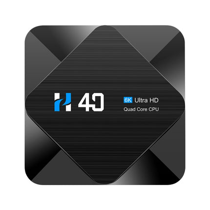 H40 4K Ultra HD Smart TV BOX Android 10.0 Media Player wtih Remote Control, Quad-core, RAM: 4GB, ROM: 64GB(US Plug)-garmade.com