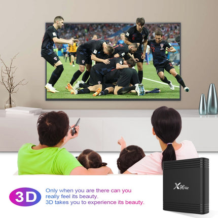 X96 Air 4K Smart TV BOX Android 9.0 Media Player wtih Remote Control, Quad-core Amlogic S905X3, RAM: 2GB, ROM: 16GB, Dual Band WiFi, UK Plug-garmade.com