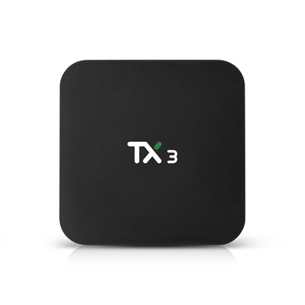 TANIX TX3 4K Smart TV BOX Android 9.0 Media Player wtih Remote Control, Quad Core Amlogic S905X3, RAM: 4GB, ROM: 32GB, 2.4GHz/5GHz WiFi, Bluetooth, EU Plug-garmade.com