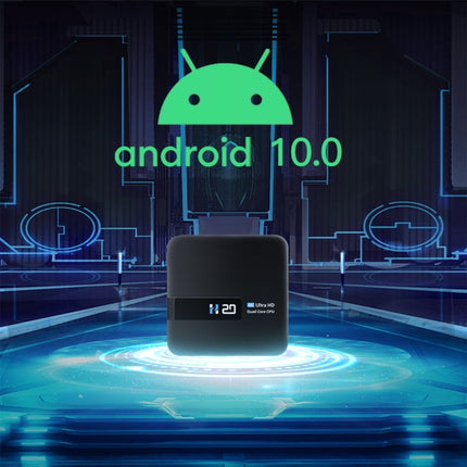 H20 4K Smart TV BOX Android 10.0 Media Player wtih Remote Control, Quad Core RK3228A, RAM: 1GB, ROM: 8GB, 2.4GHz WiFi, US Plug-garmade.com