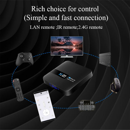 H20 4K Smart TV BOX Android 10.0 Media Player wtih Remote Control, Quad Core RK3228A, RAM: 1GB, ROM: 8GB, 2.4GHz WiFi, UK Plug-garmade.com