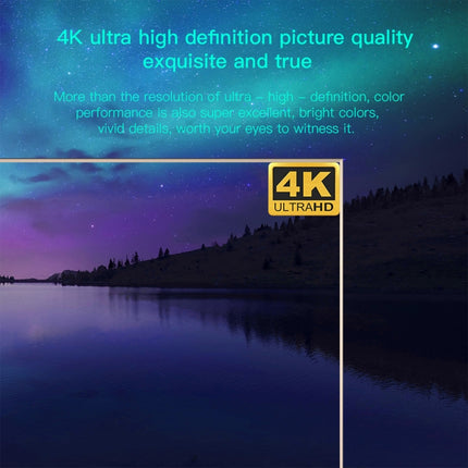 H50 4K Smart TV BOX Android 10.0 Media Player wtih Remote Control, Quad Core RK3318, RAM: 2GB, ROM: 16GB, 2.4GHz/5GHz WiFi, Bluetooth, US Plug-garmade.com