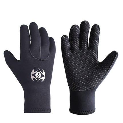 SLINX 1127 3mm Neoprene Non-slip Wear-resistant Warm Diving Gloves, Size: M-garmade.com