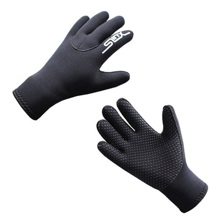 SLINX 1127 3mm Neoprene Non-slip Wear-resistant Warm Diving Gloves, Size: M-garmade.com