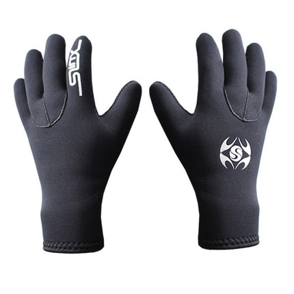 SLINX 1127 3mm Neoprene Non-slip Wear-resistant Warm Diving Gloves, Size: L-garmade.com