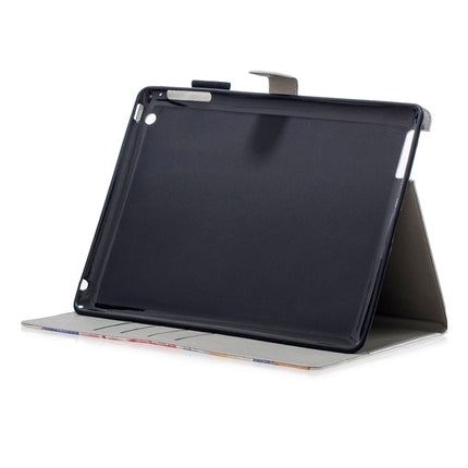 3D Horizontal Flip Leather Case with Holder & Card Slots For New iPad (iPad 3)(Sun Flower)-garmade.com