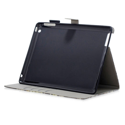 3D Horizontal Flip Leather Case with Holder & Card Slots For New iPad (iPad 3)(Blue Butterfly)-garmade.com