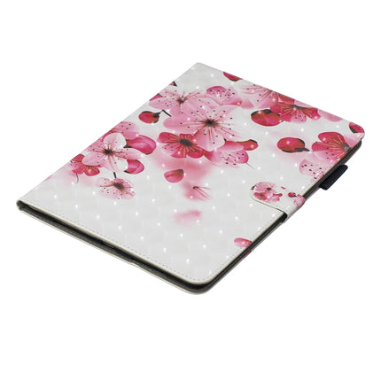 3D Horizontal Flip Leather Case with Holder & Card Slots For iPad Air / Air 2 / iPad Pro 9.7 2016 / iPad 9.7 2017 / iPad 9.7 2018(Red Flower)-garmade.com