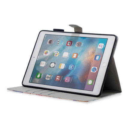 3D Horizontal Flip Leather Case with Holder & Card Slots For iPad Air / Air 2 / iPad Pro 9.7 2016 / iPad 9.7 2017 / iPad 9.7 2018(Sun Flower)-garmade.com