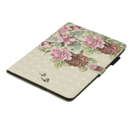 3D Horizontal Flip Leather Case with Holder & Card Slots For iPad Air / Air 2 / iPad Pro 9.7 2016 / iPad 9.7 2017 / iPad 9.7 2018(Flower Butterfly)-garmade.com