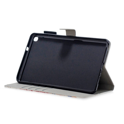 3D Horizontal Flip Leather Case with Holder & Card Slots For Galaxy Tab A 8 (2019)(Sun Flower)-garmade.com