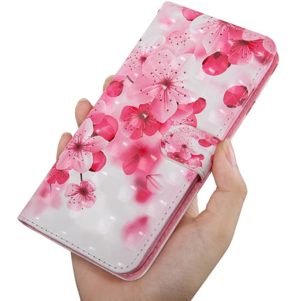 3D Painting Pattern Coloured Drawing Horizontal Flip TPU + PU Leather Case with Holder & Card Slots & Wallet For iPhone 6 Plus(Red Flower)-garmade.com