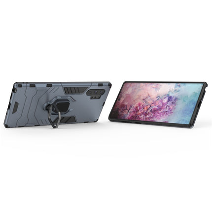 PC + TPU Shockproof Protective Case with Magnetic Ring Holder for Galaxy Note10 Pro(Grey)-garmade.com