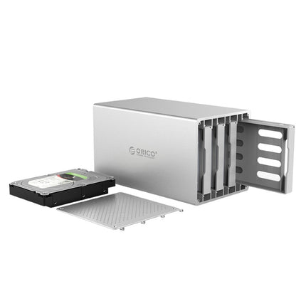 ORICO Honeycomb Series WS400C3 SATA 3.5 inch USB-C / Type-C 4 Bays Aluminum Alloy HDD / SSD Enclosure, The Maximum Support Capacity: 40TB-garmade.com